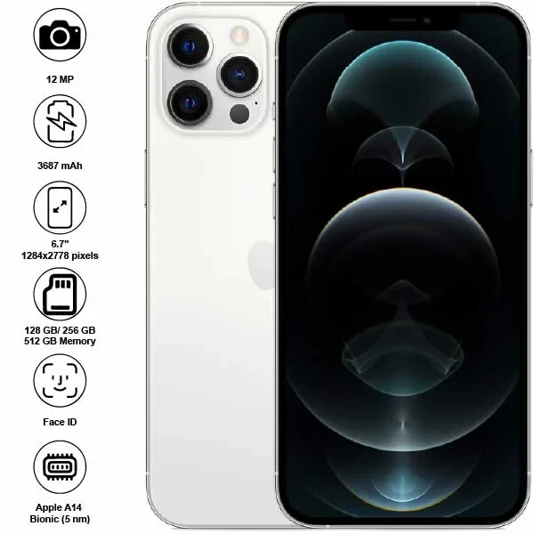 apple iphone 12 pro max 64gb 256gb 512gb blue black green graphite Free Shipping